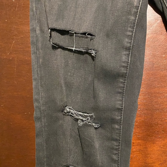 Womens Jegging Jeans American Eagle Denim Size 2 Black - Picture 4 of 9